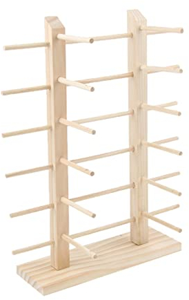 hanxiaoyishop Brillenhalter Holz Sonnenbrille Brille Rack Rahment Gläser Display Stand Halter Organizer Einzel-oder Doppellinien Brillenständer (Color : 10)