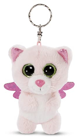 NICI Glubschis Schutzengel Schlüsselanhänger 9cm Katze Glowy Malli