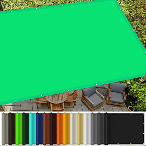 SunSail Wasserdicht Rechteckig 1 x 2.8 m Sonnenschutz Netz Sonnenschutzsegel Reißfest Wetterfest für Patio Hinterhof Rasengarten, Grün