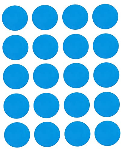 Pool Reparaturset Unterwasser Pool Flicken Poolflicken Selbstklebend Unterwasser Pool Kleber Unterwasser Plastikpaddel Pool Bouncy Castle aufblasbares Reparaturset Selbstkleber Reparaturpatz 20pcs