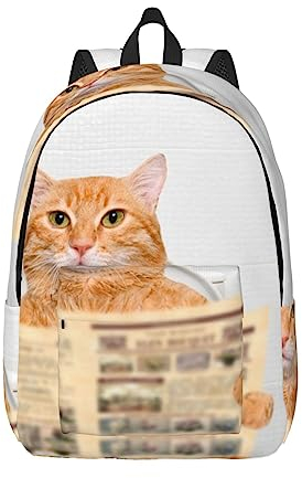 KoNsev Laptop-Rucksack, Reiserucksack, Arzttasche, schwarz, stilvoll, leicht und funktional, Schwarz , S