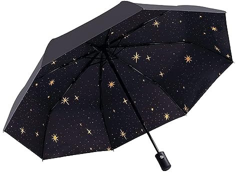 ATMRC Taschenschirme Regenschirm, zusammenklappbar, automatischer Regenschirm, Dual-Use-Sonnenschirm, Reise, tragbar, for Mädchen, Sonnenschutz, Sonnenschirm Regenschirme
