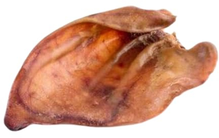 PAKO Natürlicher Hundekauartikel Schweineohr | Natürlicher Snack für Hunde | Polnisches Produkt | 100% Schweineohr | Perfekt für alle Hunderassen | 1 Stück