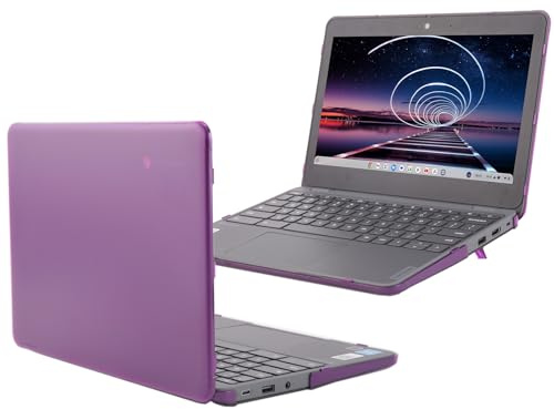 mCover Funda rígida solo compatible con Lenovo 100E Chromebook Gen 4 2024 ~ 2025 de 11.6 pulgadas (con CPU Intel y modelo # 83G*) (no es compatible con ningún otro modelo Lenovo), color morado