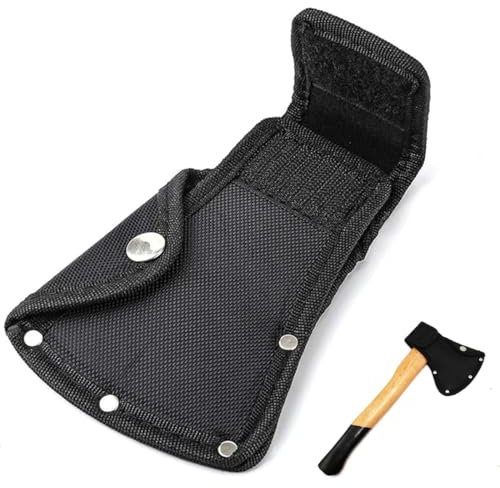 Axe Head Cover, Hatchet Sheath Axe Holster Double Snap Ax Protective Cover Camping Axe Blade Cover Camp Axe Sheath Fit for 1.25Lb Axe Hatchet Protector for Outdoor Hiking hatchet camping axe