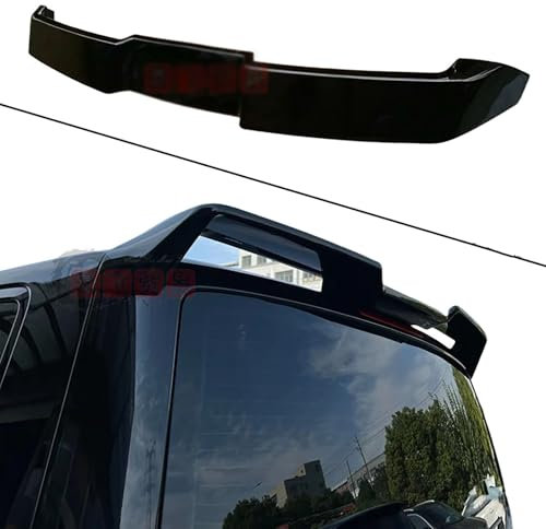 JGQFB Kompatibel mit VW Multivan T6 2019-2024, aerodynamischer Heckspoilerdeckel aus ABS-Kunststoff,Carbon Look