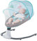 Elektrische Babywippe Babyschaukel, Babyschaukel Wiege mit Musik und MP3-Player, Tragbare Wiege mit Fernbedienung für 0-12 Monate Baby bis zu 12kg, 4 Geschwindigkeitsregulierung, Blau