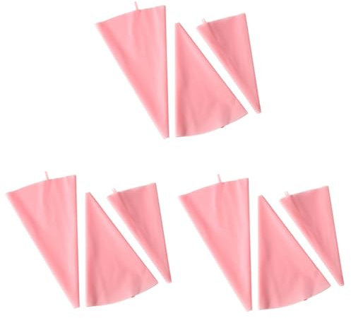 ABOOFAN 3 Set Tasca Da Pasticcere Decorazioni Dolci Decorare Torte Cottura Al Forno Scatole Da Forno Kit Decorazione Di Torte À Poche Per Decorare La Torta Gel Di Silice 3 Pezzi*3