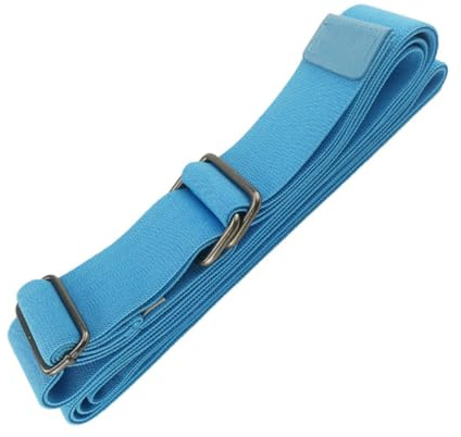 Gatuida Yoga Élastique Bleue Tension Strap pour Étirement et Posture Équipement Aide et Au Fitness