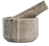 Sagaform 5018516 Mortier en marbre de travertin
