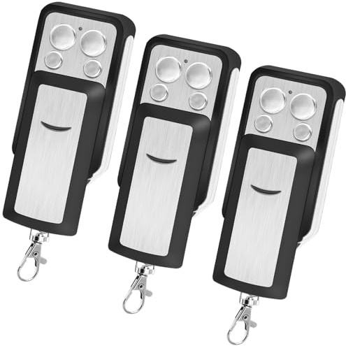 3 Stück Fernbedienung für Tor, kompatibel mit Sommer Slider S10305 TX40-868-4, Fernbedienung für Garagentor Base+ und Pro+ mit 868,8 MHz und 868,95 MHz