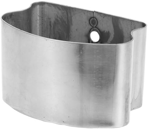 CTIRCHIU Stainless Steel Horseshoe Shape Banister Ends Caps, Handrail Plug Cover for Staircase with Tightly Fits Handrail and Decorative Trim, Silver Stair Rail Caps for Sturdy Functional
