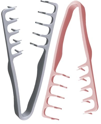 2pc Peine textura para hombre | Peine dientes anchos rizo | Peines peluquero dientes anchos herramienta dar volumen raíces | Accesorio peines peinar costura que cubre flequillo para cabello rizado
