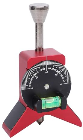 Naroote Strumento Magnetico per Goniometro con Livella a Bolla Regolabile per la Ricerca del Centro del Tubo, per Installatori di Tubi, Tubisti, Materiale Resistente Al Calore