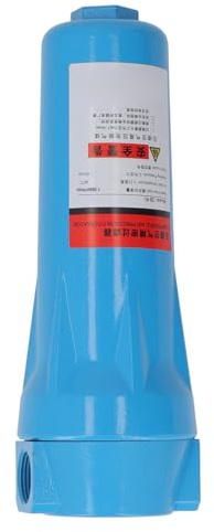 MasYosh Filtro Dell'aria Compressa per Essiccatore, Cartuccia in Cotone PP Ad Alta densità, Alloggiamento Ispessito, Filettatura Trasparente, Perdita, con (Classe S 015（DN20 3/4 pollici) Sgrassaggio)