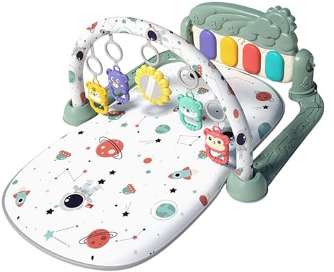 Kid Activity Mats Height Ruler, 5 Removable Colorful Toys