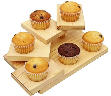 de Sushi para servir - Tablero de platos de madera para carne - de sushi en forma de escalera - Para el hogar Cocina Comedor Restaurante y