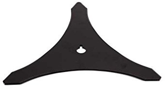 Ratioparts gräsklippare tjocklekskniv 3 kuggar, ytterdiameter 350 mm, håldiameter 25,4 mm, tjocklek 4 mm, svart
