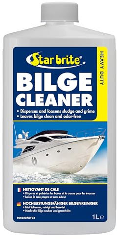 STAR BRITE Heavy Duty Bilge Cleaner - Simple & Easy to Use - Pour In, Run Boat, Pump Out - Emulsifies Oil, Fuel & Leaves Bilge Clean With a Fresh Clean Scent