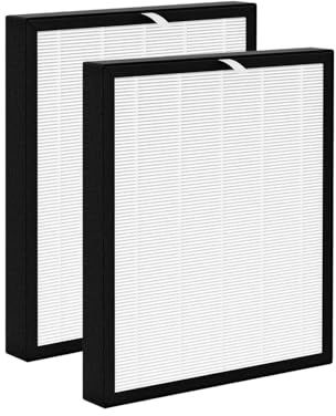 Nispira Replacement HEPA Filter Compatible with Surround Air Intelli-Pro XJ-3800 Air Purifier, 2 Filters