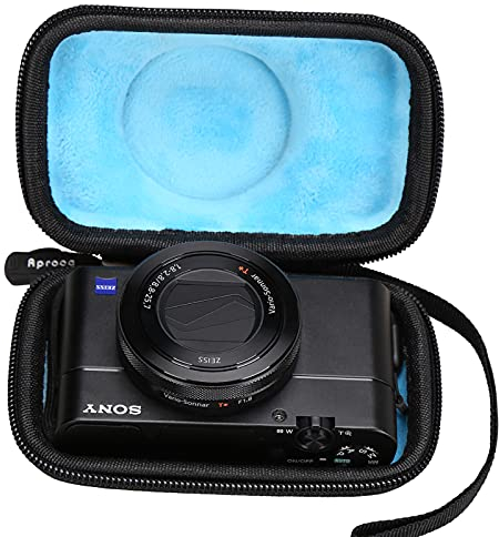 Aproca Hartschalentasche für Sony RX100 VA / RX100 VI / RX100 V / RX100 IV / RX100 III / RX100 II 20,1 MP Digitalkameras, Schwarz, Für Reisen