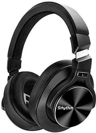 Srhythm NC75 Pro Casque Audio sans Fil Bluetooth V5.0 à Réduction de Bruit Active, Jusqu´à 40H, Casque Supra-Aural Microphone,Charge Rapide Oreillette Haute Fidelité