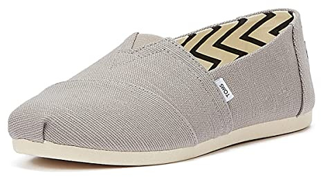 TOMS Alpargata Heritage Canvas Womens Morning Dove Espadrilles-UK 7 / EU 40