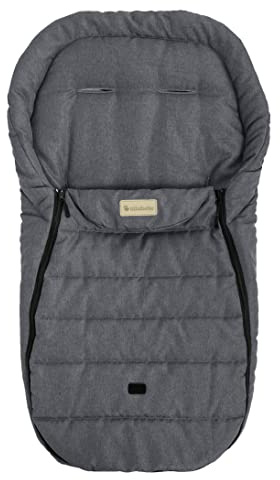 Altabebe (AL2450L-33 Übergangsfußsack, Sommerfußsack, Lifeline für alle gängigen Kinderwagen Buggys und Jogger, Farbe: Hellgrau Melange