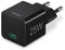 Hama Schnellladegerät USB-C Ladegerät 25 W (USB Ladegerät für Smartphone, Tablet etc., USB C Netzteil ideal für Samsung Galaxy S, A, Watch, Superschnellladegerät PD 3.0, Quick Charge, USB 3.0) schwarz
