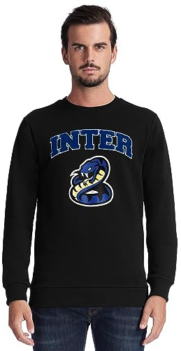 Inter T-Shirt, Adulto-Unisex, Prodotto Ufficiale, Design con Biscione Collezione Esclusiva Back to Stadium, 100% Cotone, Adatta a Tutti i Tifosi Nerazzurri