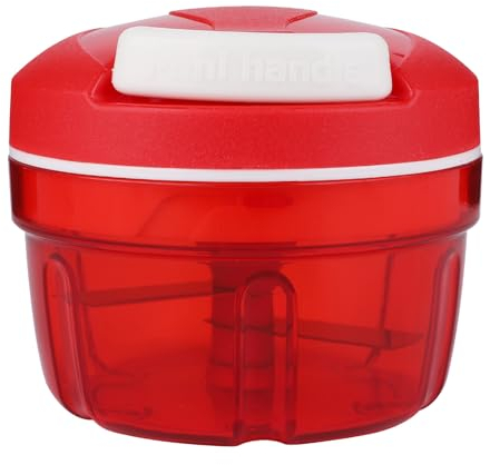 Cortador de cebolla, 300 ml, picadora de cebolla con cordón, picadora manual, cortador de cebolla, manual adecuado para cebollas, perejil, ajo