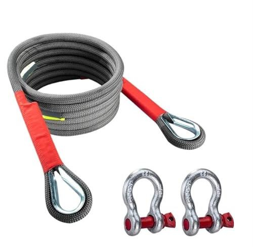 Abschleppseile Auto Outdoor Offroad Anhänger Abschleppseil Notseil Dickeres Auto Nylon Farbwechsel Nylon Zugseil(18T 400cm)
