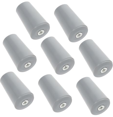 Amosfun Window Shutter Stopper Repair Kit 8pcs Grey Roller Shutter Replacement Parts with Nuts and Plastic Caps Maintenance and Repair