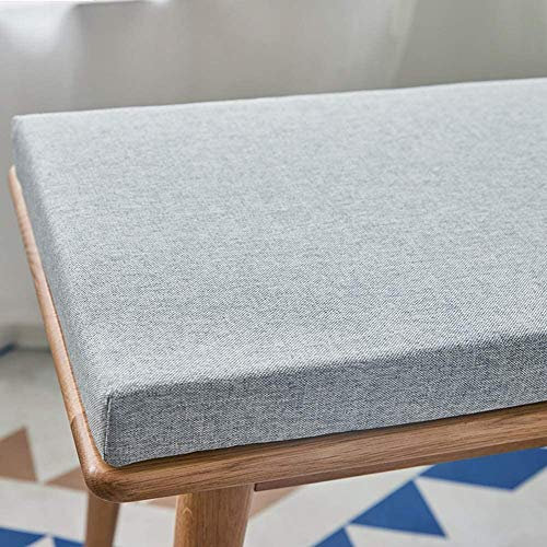 Kissen für Gartenbank, wasserdicht, rutschfest, für Möbel im Innen- und Außenbereich, personalisierbar, 2- und 3-Sitzer, Ersatz-Schaumstoffkissen für Rattanschaukel, Hängematte, Sofa, Stuhl, Hellgrau,