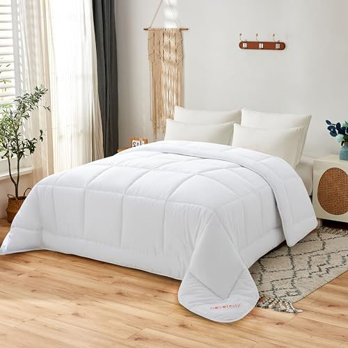 NH NOVOTEXTIL HOGAR Edredón Relleno Nórdico Cama 105 (180x220), Edredón de Fibra 350 gr/m2, Nórdico Térmico, Hipoalergénico Suave y Transpirable, Ideal para Otoño e Invierno