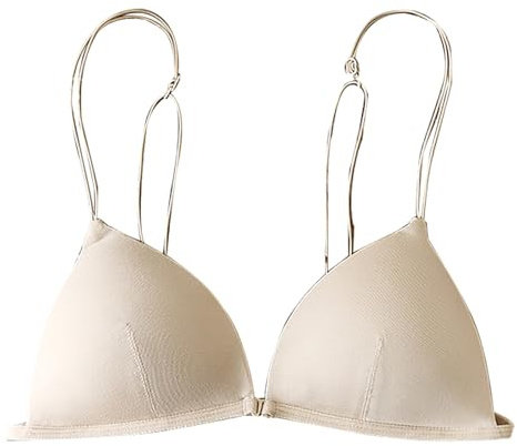 Bralette a Triangolo Elasticizzato Biadesivo per Vestiti Scollati Bretelle Reggiseno