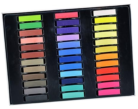 LOLIPPYY Farben Haarkreide Für Temporäre Pastellhaarfarbe Abwaschbare Kreide Für Geeignet Für Graffiti Tafelpapier Und Kreative Projekte Teiliges Aus Hochwertiger Temporärer
