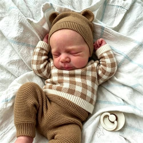 Anano Bambole Reborn Tutta In Silicone Morbido Maschio 45CM Bambole Che Sembra Vera Neonato Baby Reborn Maschietto
