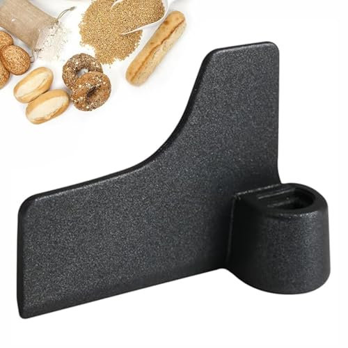 1 Pcs Bread Maker Paddle, Bread Machine Replacement Parts Mixing Blade, Bread Maker Paddle, Replacement Mixing Paddles Non-Stick Teflon Coated Flat Kneading, Breadmaker Accessories (Black)