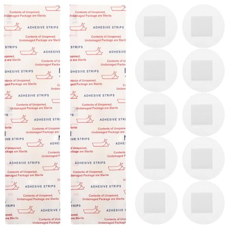 ULDIGI 100pcs Breathable Wound Dressing Tape Bandage Nearly Invisible Ultrathin Pe Material Waterproof Portable Emergency First Aid Outdoor Travel
