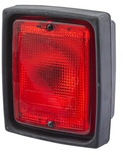 HELLA 2NE 004 432-011 Nebelschlussleuchte - Halogen - 24/12V - Anbau/Einbau - Lichtscheibenfarbe: glasklar - Stecker: Flachstecker - links/rechts