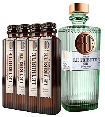 Le Tribute Gin 0,7l & Tonic 0,8 im Set 43% Vol