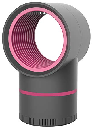 Buyter USB LED elektrische Moskito Killer Lampe Mute Lights UV Photokatalys Bug Insektenfalle Strahlenloses Abwehrmittel (Schwarz)