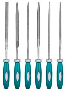 Set 6 mini lime per ferro 140 mm con impugnatura ergonomica TOTAL by INECO