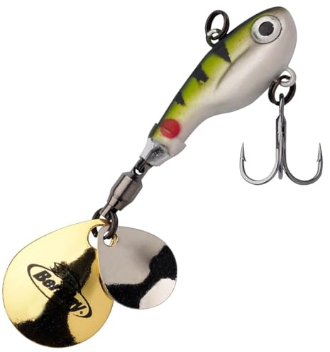 Berkley Pulse Spintail Jig Wobbler mit Spinnerblatt & Berkley Fusion Drilling – Weitwurf-Hardbait für Barsch, Forelle, Hecht