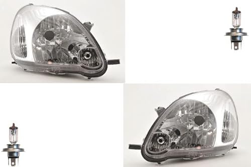 Johns, Scheinwerfer Halogen passend für Toyota Yaris P10 03-06 mit H4 Satz Links Rechts