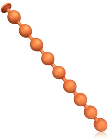 Jinqian Extra Lang Analkugeln Silikon Anal Beads Anal Kette mit 9 Kugel Analperlen G-Punkt Stimulator Masturbator Groß Anus Dilatator Analplug SM Sexspielzeug für Frauen Männer (M-55 cm,Ø 5cm)