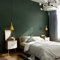 JSEVEM 40CM×9M Thick Darker Green Black Wallpaper Peel and Stick Self Adhesive Vinyl Wrap Pure Dark Greenish Waterproof Contact Paper Matte Textured Wall Tile Stickers for Bathroom Worktop Bedroom