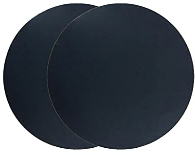 susiodeu 2 Feuilles de Tapis de poêle à Frire antiadhésif, Accessoire de Cuisson de Couleur Unie sûr, Tapis de friture arrondis à Haute température