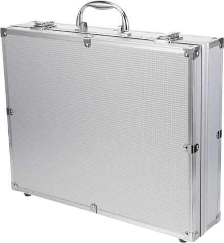 Abaodam 4er-Pack Mikrofonbox – Hartschalenkoffer Für Schnurlose Mikrofone – Tragbarer Organizer Mit Griff